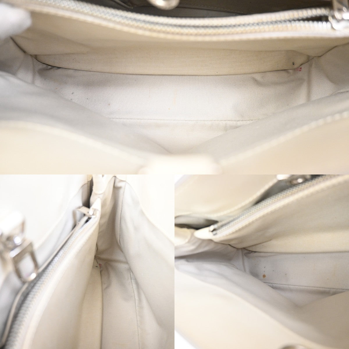 LOUIS VUITTON LV Logo Passy PM Hand Bag Epi Leather Ivoire France Ｍ5926J...