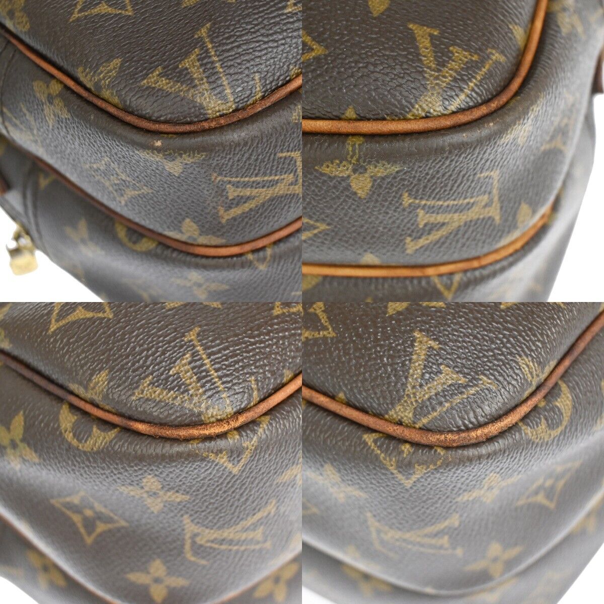 LOUIS VUITTON Reporter PM Crossbody Shoulder Bag Monogram Leather M45254 65FA197