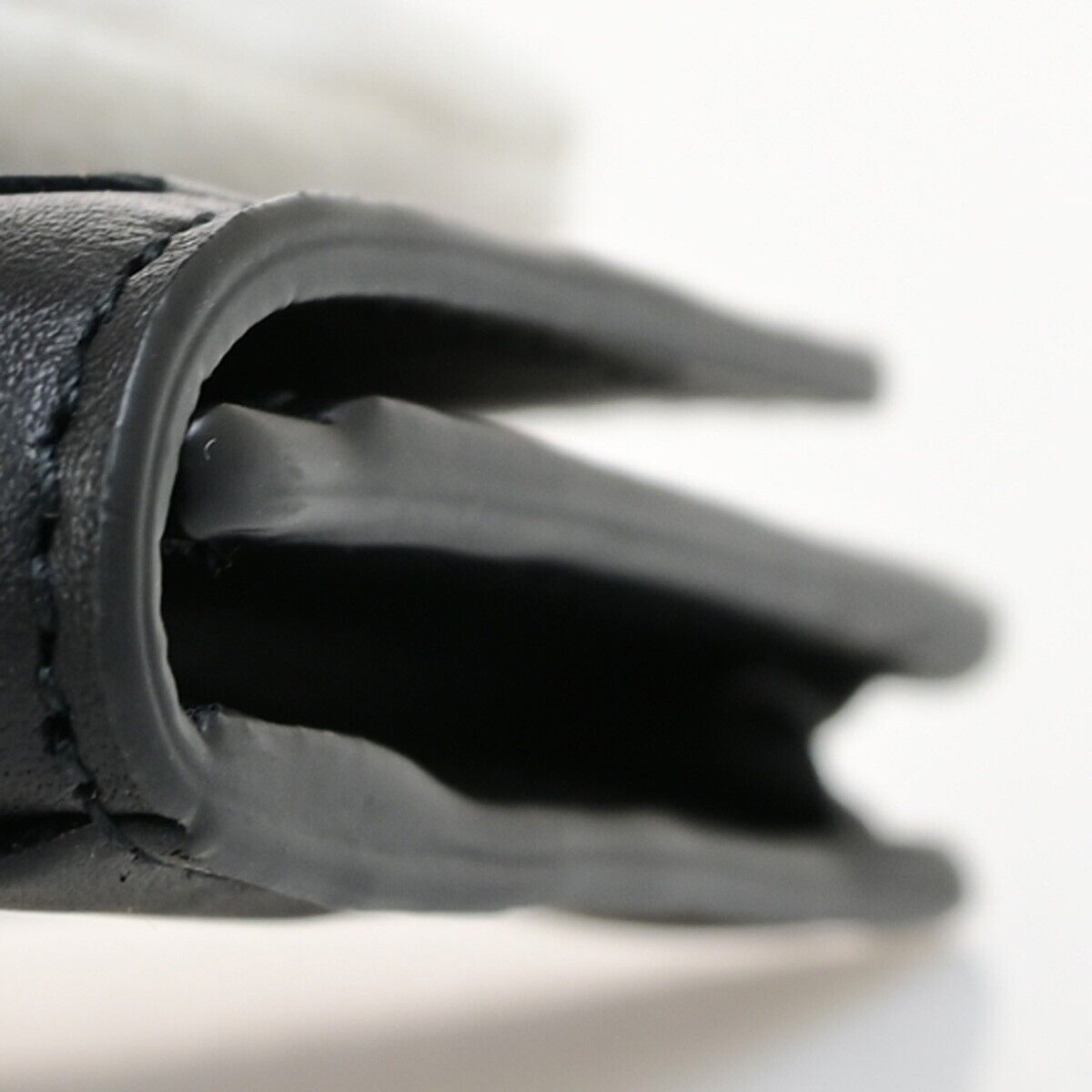 BOTTEGA VENETA Logo Intrecciato Card Holder Wallet Leather Black Italy 64FB224