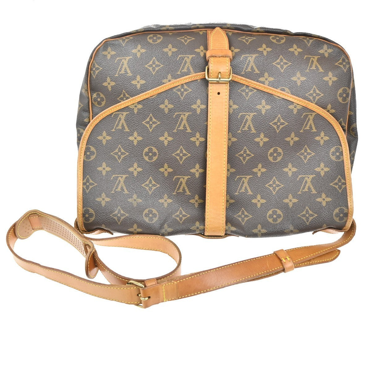 LOUIS VUITTON Saumur 35 Shoulder Bag Monogram Leather BN France M42254 73CA680