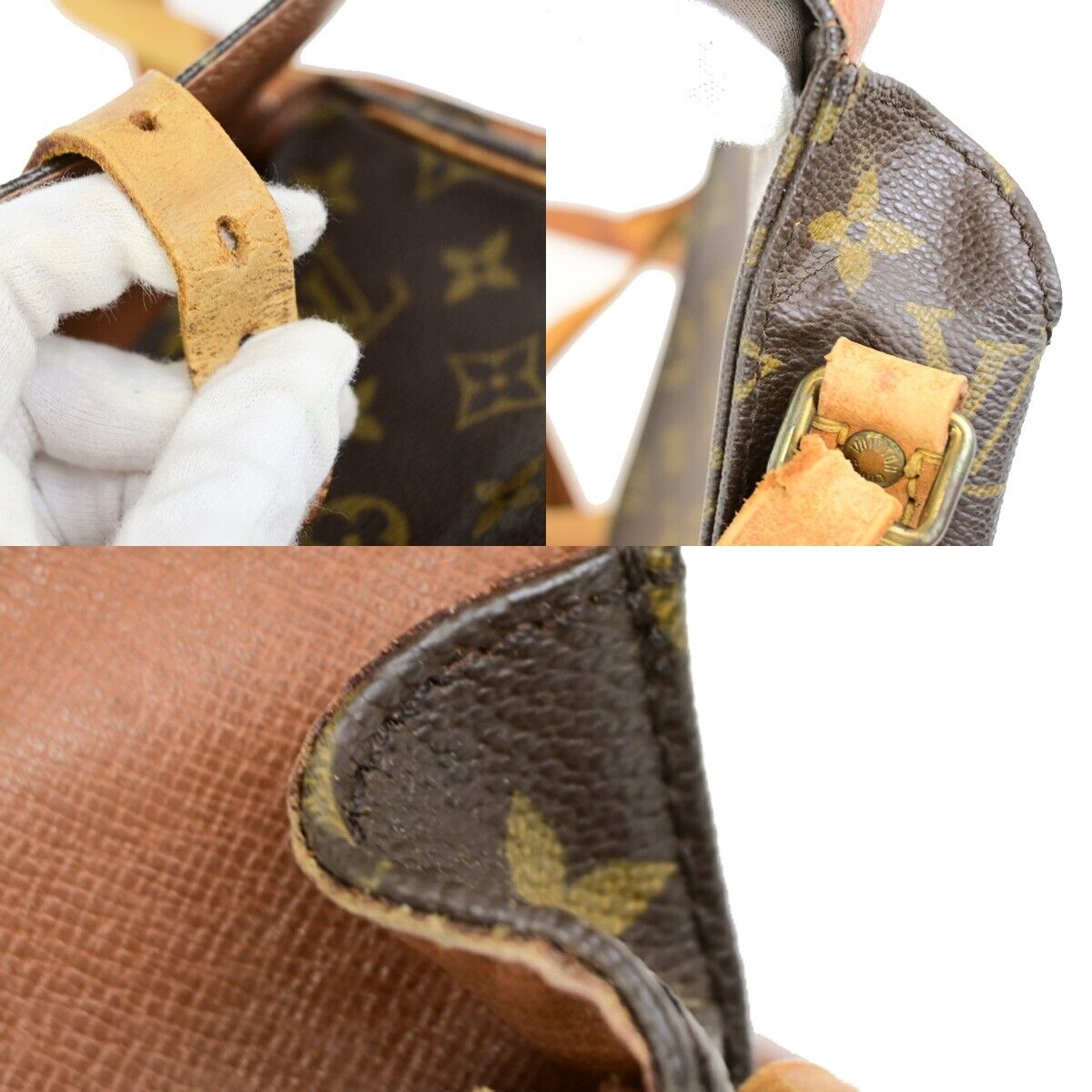 LOUIS VUITTON Mini Cartouchiere Shoulder Bag Monogram Leather BN M51254 64ED005