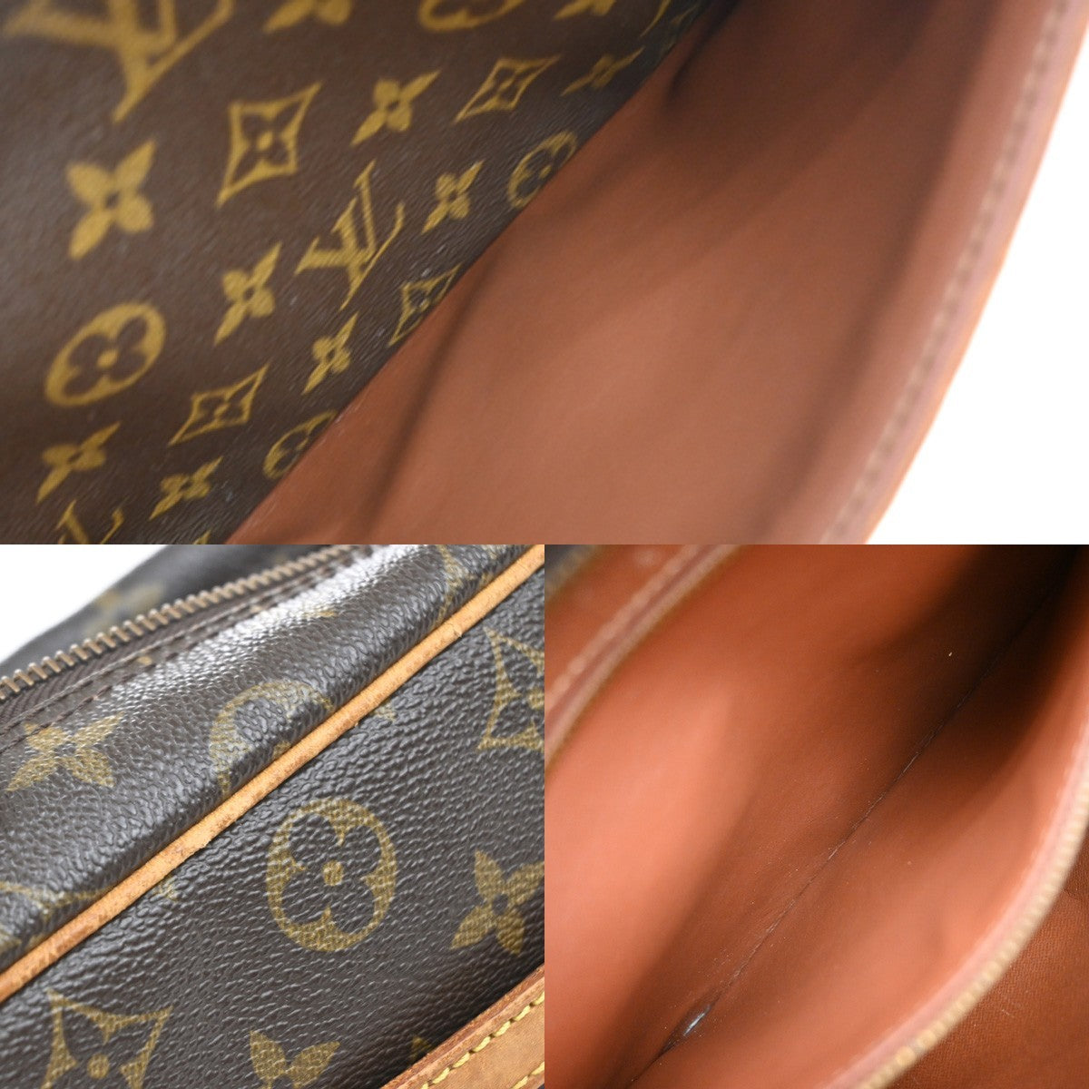 LOUIS VUITTON Trocadero 30 Shoulder Bag Monogram Leather Brown M51272 32YJ211