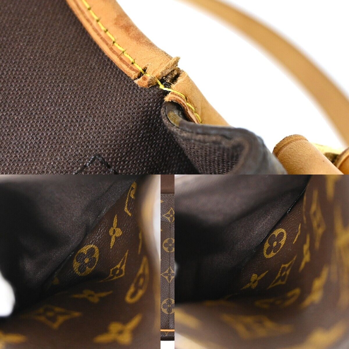 LOUIS VUITTON Menilmontant PM Shoulder Bag Monogram Leather BN M40474 12HB398