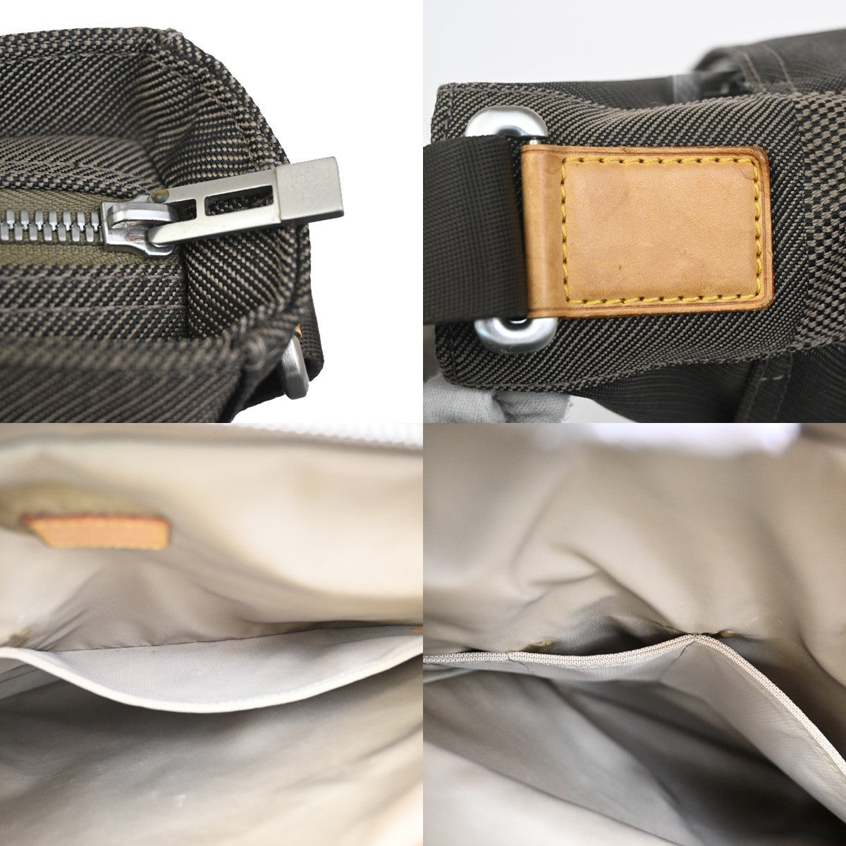 LOUIS VUITTON Compagnon Shoulder Bag Damier Geant Canvas Leather M93045 82ZA048