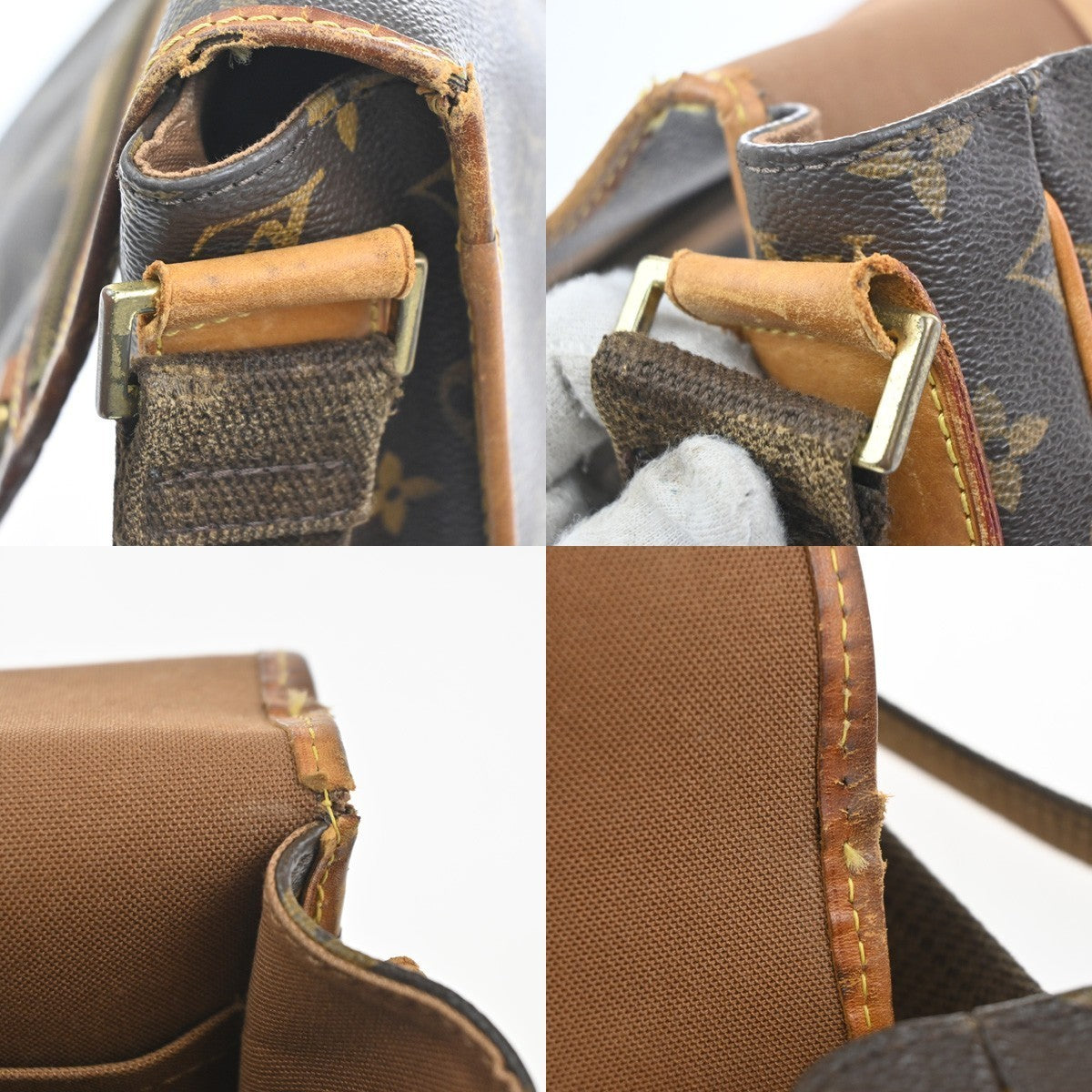 LOUIS VUITTON Messenger Bosphore PM Shoulder Bag Monogram Leather M40106 32MA381