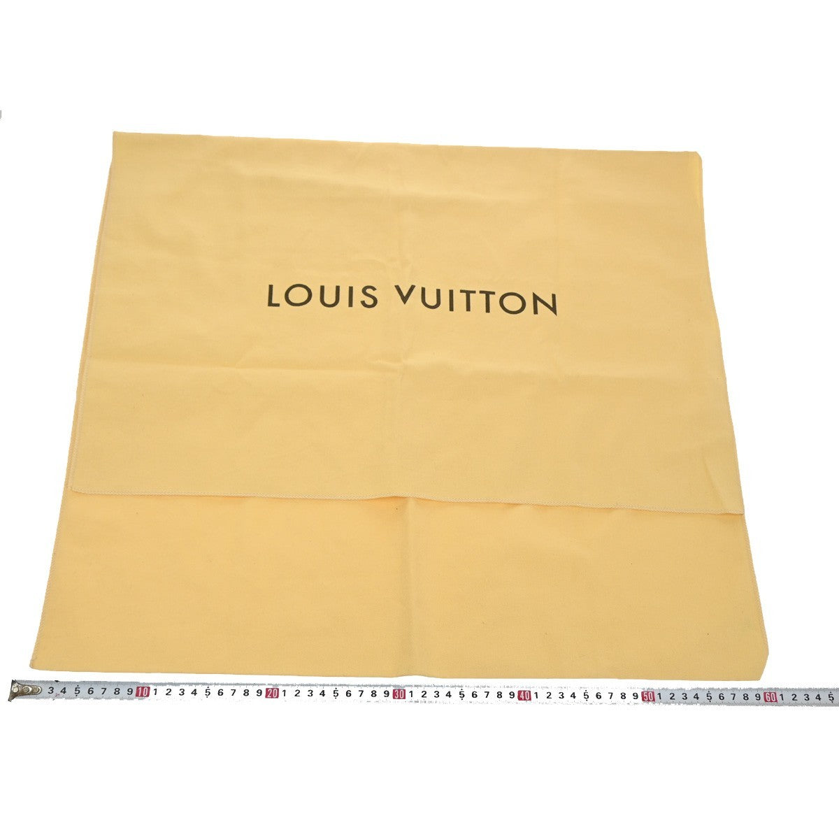 LOUIS VUITTON Logo 11 Set Dust Bag Shoe bag Canvas Cotton Beige Brown BK 09KP554