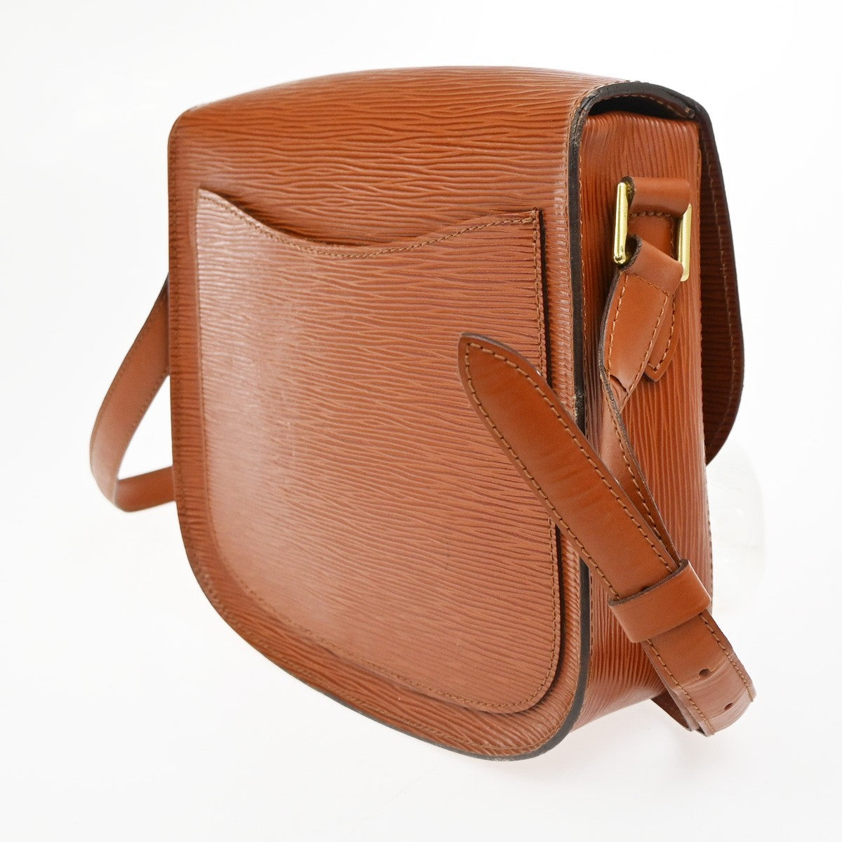 LOUIS VUITTON LV Logo Saint Cloud GM Shoulder Bag Epi Leather BN M52193 80CA748