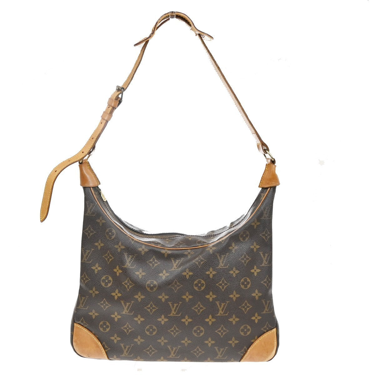LOUIS VUITTON Boulogne 35 Shoulder Bag Monogram Leather Brown M51260 88SA122