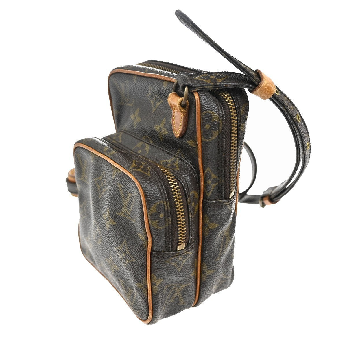 LOUIS VUITTON Mini Amazon Shoulder Bag Monogram Leather Brown M45238 34KC120