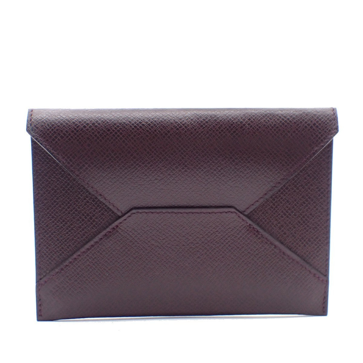 LOUIS VUITTON Special Edition Letter Multi Case Taiga Leather Burgundy 08KP508