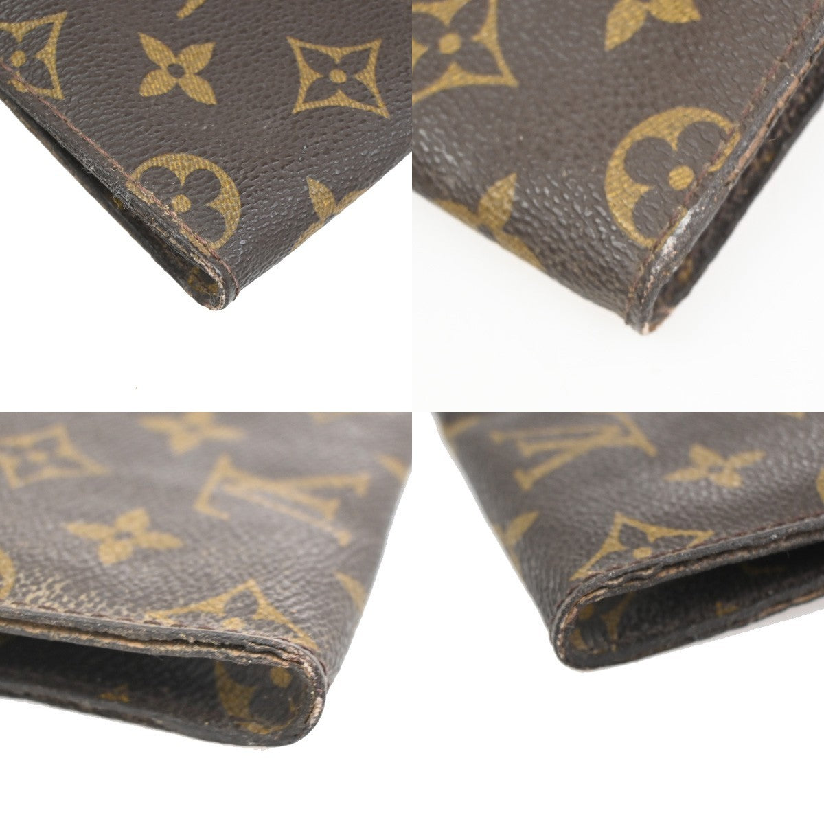 LOUIS VUITTON 2 Set Bucket PM Pouch/Poche Toilette Bag Monogram Leather 66AA218