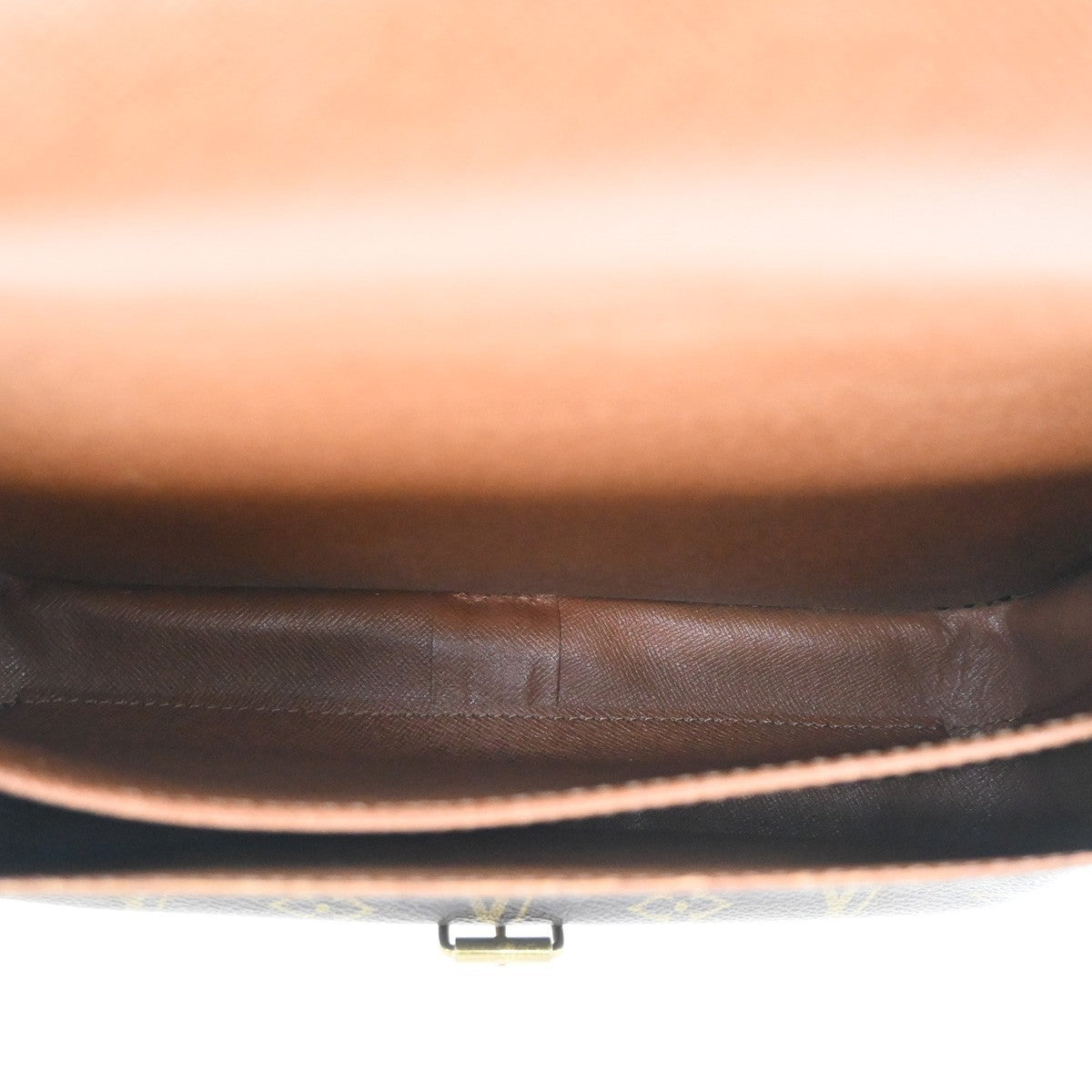 LOUIS VUITTON Cartouchiere GM Shoulder Bag Monogram Leather Brown M51252 72CA570