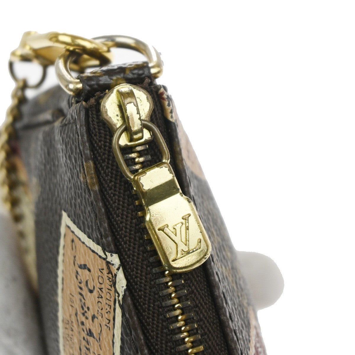 LOUIS VUITTON Label Coll. Mini Pochette Accessoires Bag Monogram M95804 85MA476