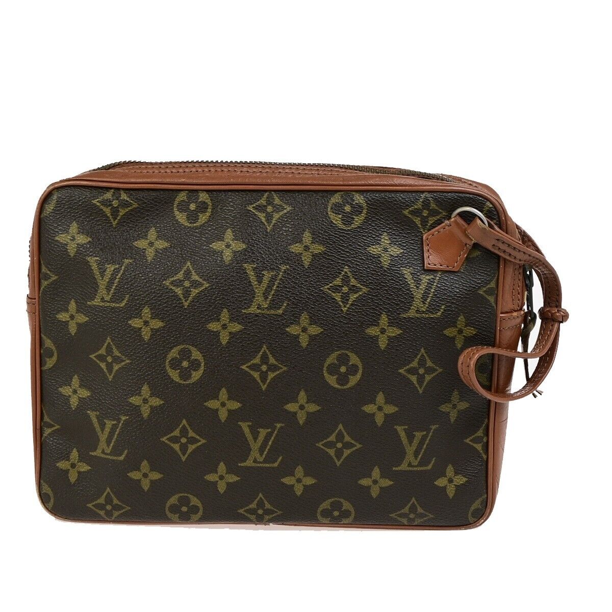 LOUIS VUITTON Pochette Sport Clutch Hand Bag Monogram Leather BN N0.183 01ED040