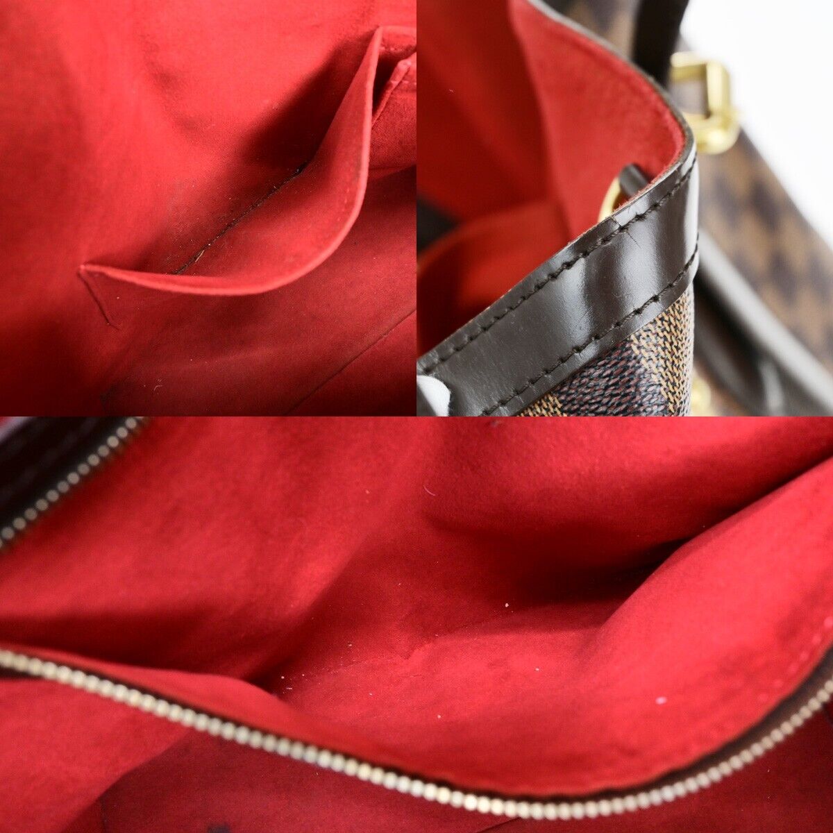LOUIS VUITLOUIS VUITTON Hampstead MM Shoulder Bag Damier Leather N51204 11EC893
