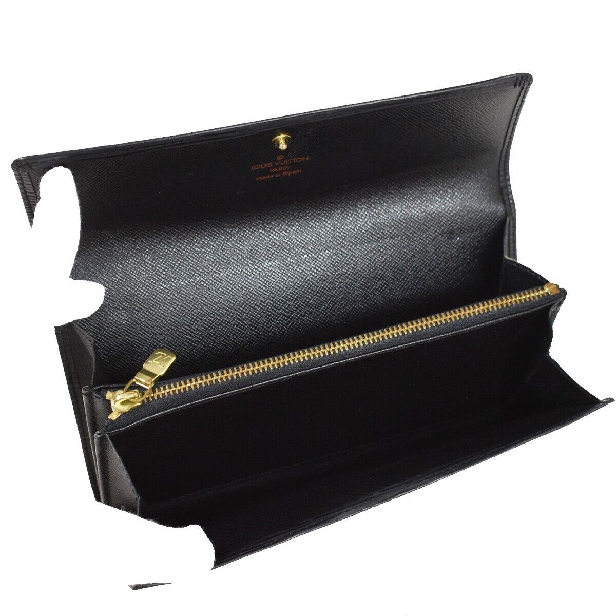 LOUIS VUITTON Porte Monnaie Credit Long Bifold Wallet Epi Leather M63572 04GA668