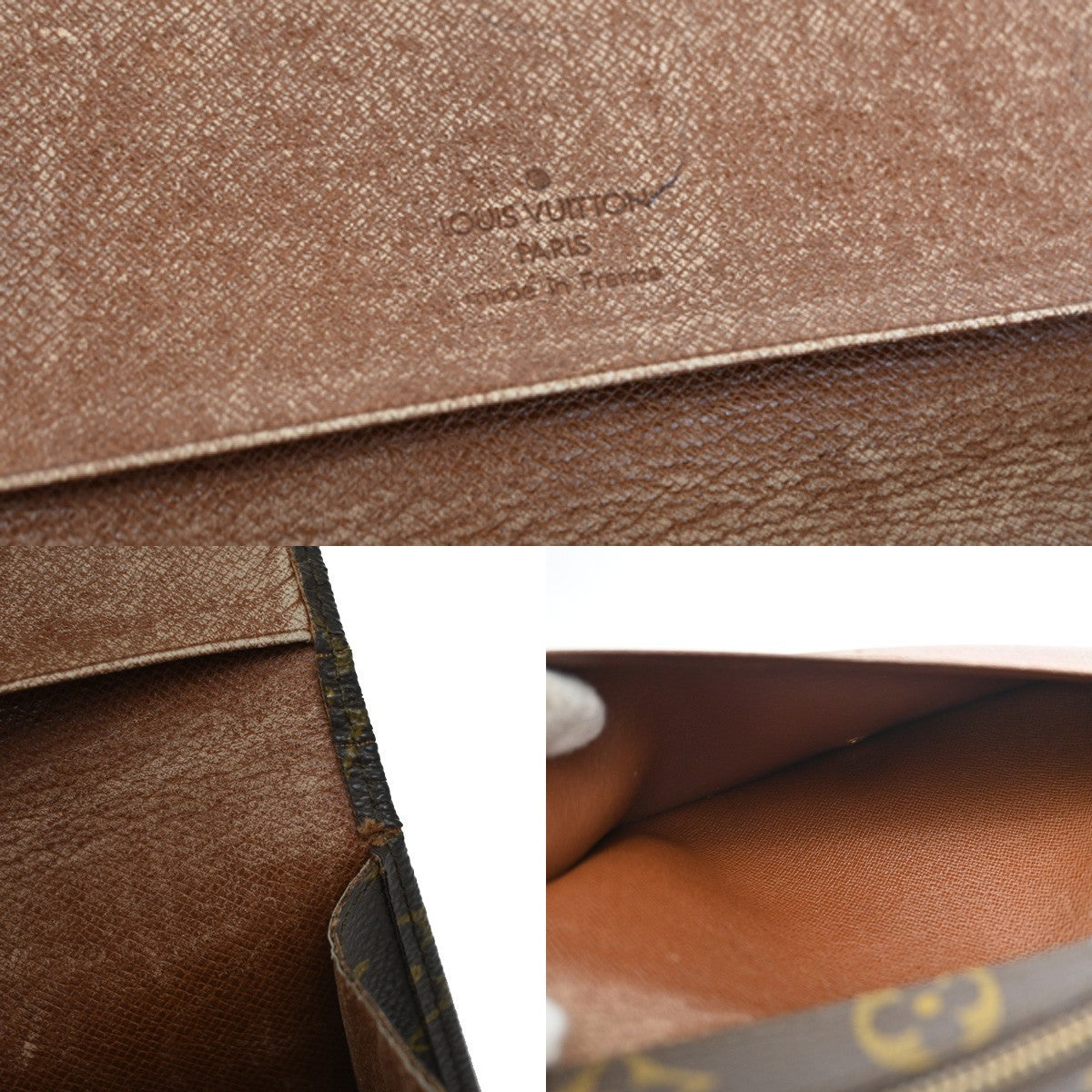 LOUIS VUITTON Pochette Rabat 23 Clutch Hand Bag Monogram Brown M51931 09YJ071