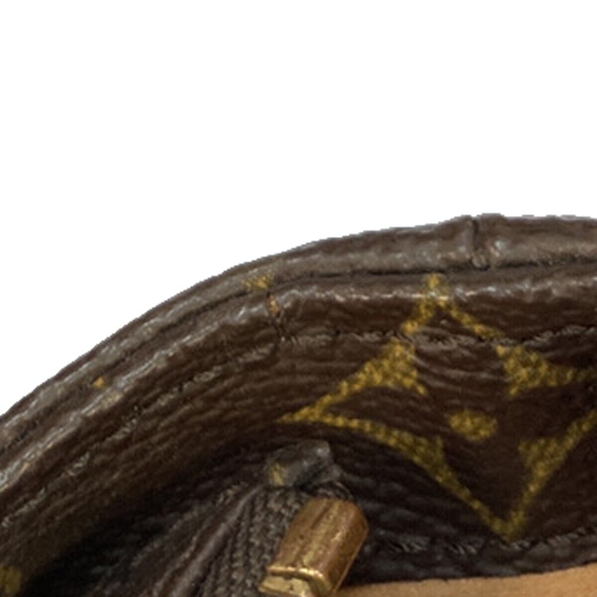 LOUIS VUITTON Cabas Mezzo Shoulder Bag Monogram Leather Brown M51151 13EB141