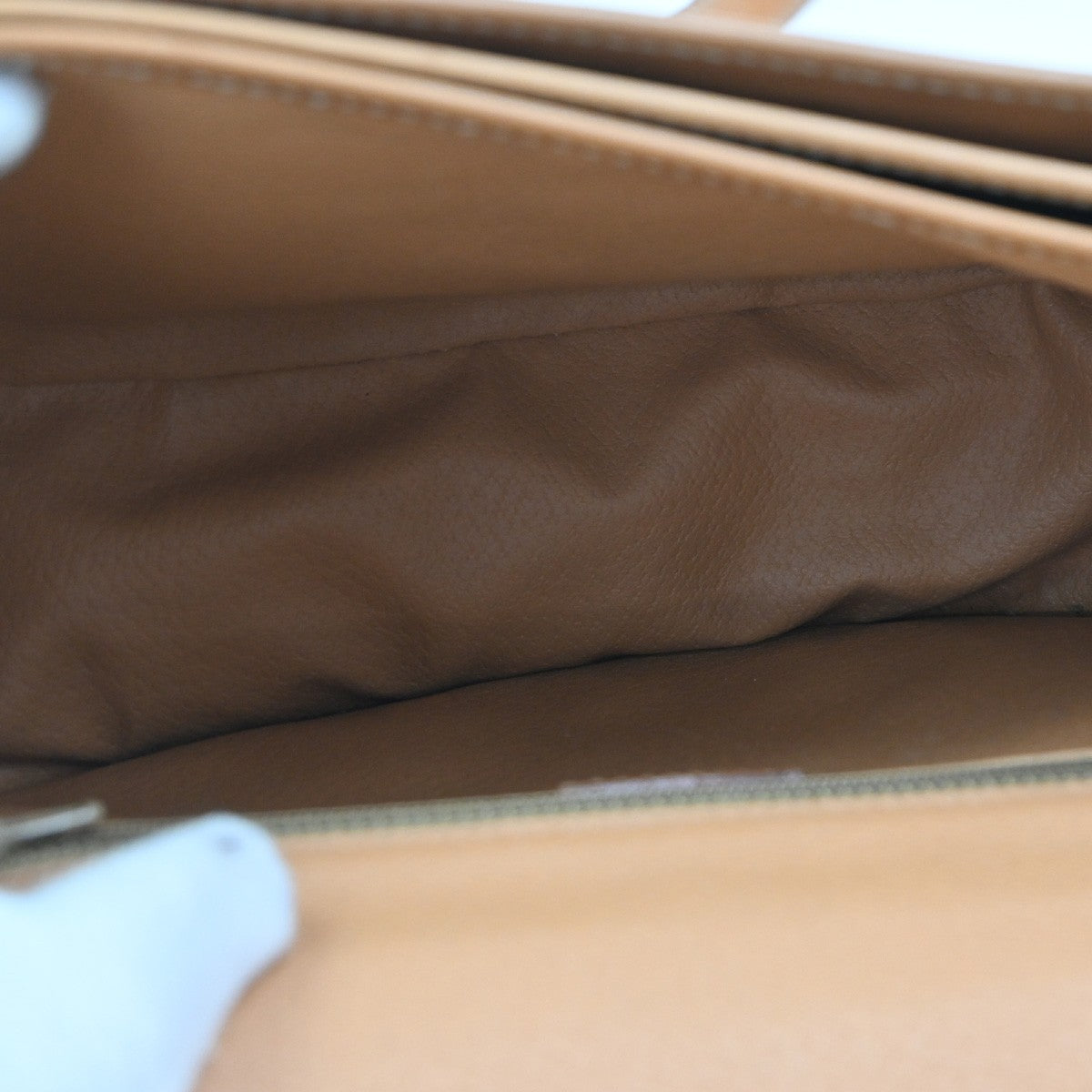 CELINE Logo Macadam Crossbody Shoulder Bag PVC Leather Brown Italy 35KC353