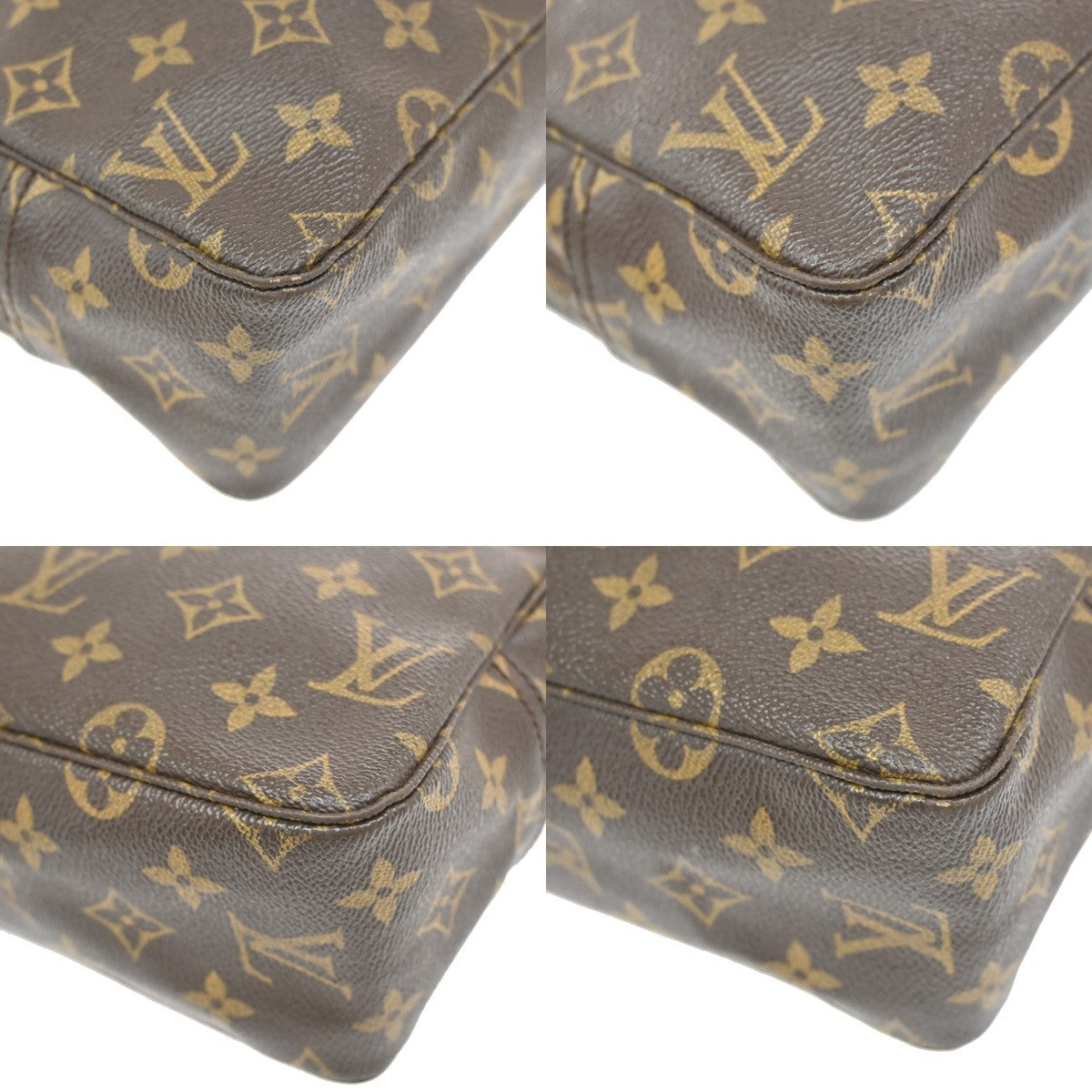 LOUIS VUITTON Trousse Toilette 28 Clutch Hand Bag Monogram Brown M47522 02AA096