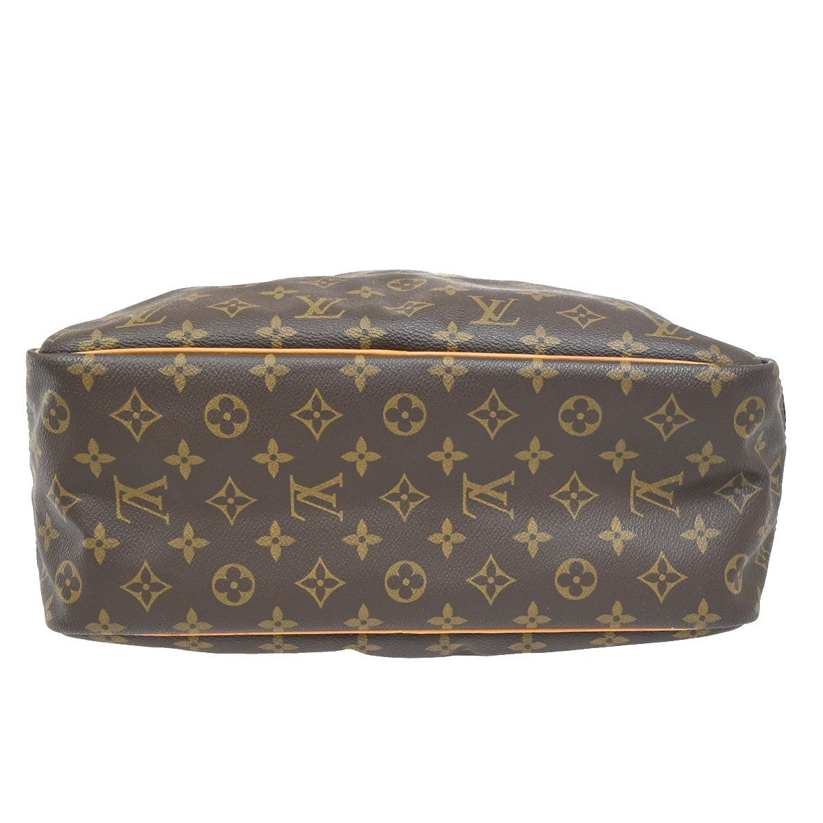 LOUIS VUITTON LV Logo Deauville Hand Bag Monogram Leather Brown M47270 73ZA272