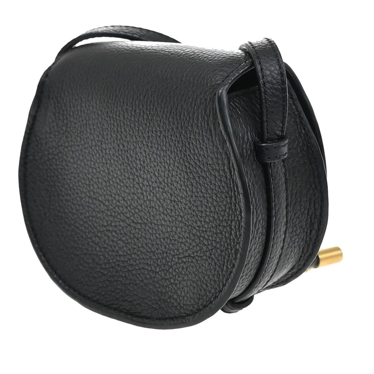 CHLOE Logo Mini Marcie Crossbody Shoulder Bag Leather Brown Spain 16RF820