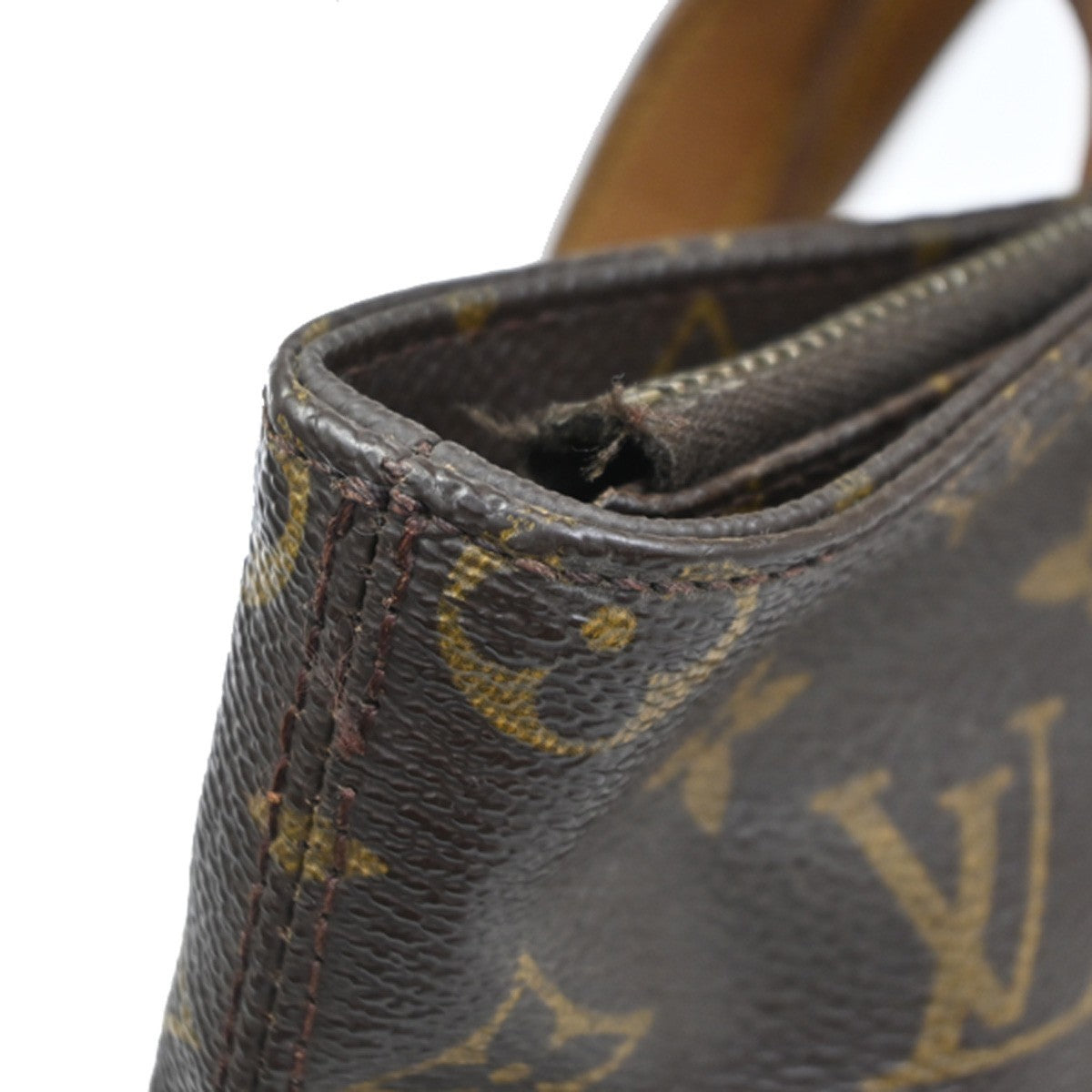 LOUIS VUITTON Cabas Piano Shoulder Bag Monogram Leather Brown M51148 80CA724