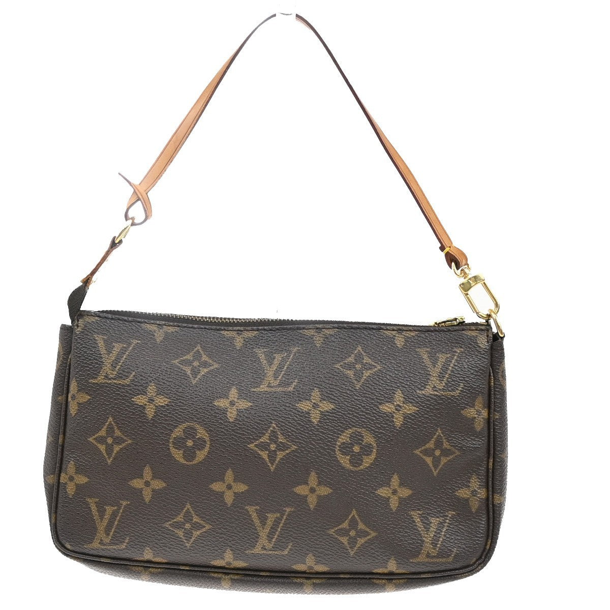 LOUIS VUITTON Pochette Accessoires Hand Bag Monogram Leather BN M51980 79EF864