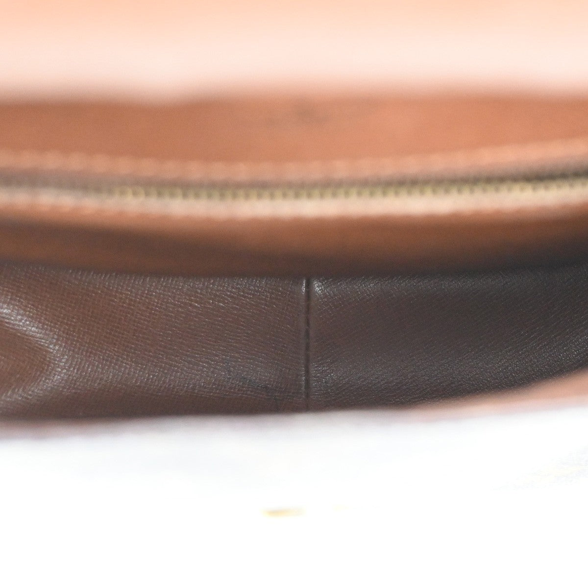 LOUIS VUITTON Saint Cloud GM Shoulder Bag Monogram Leather Brown M51242 33CA335