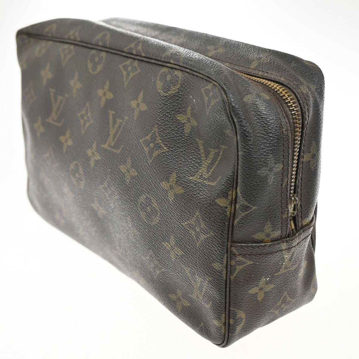 LOUIS VUITTON Trousse Toilette 28 Clutch Hand Bag Monogram Brown M47522 05KC254