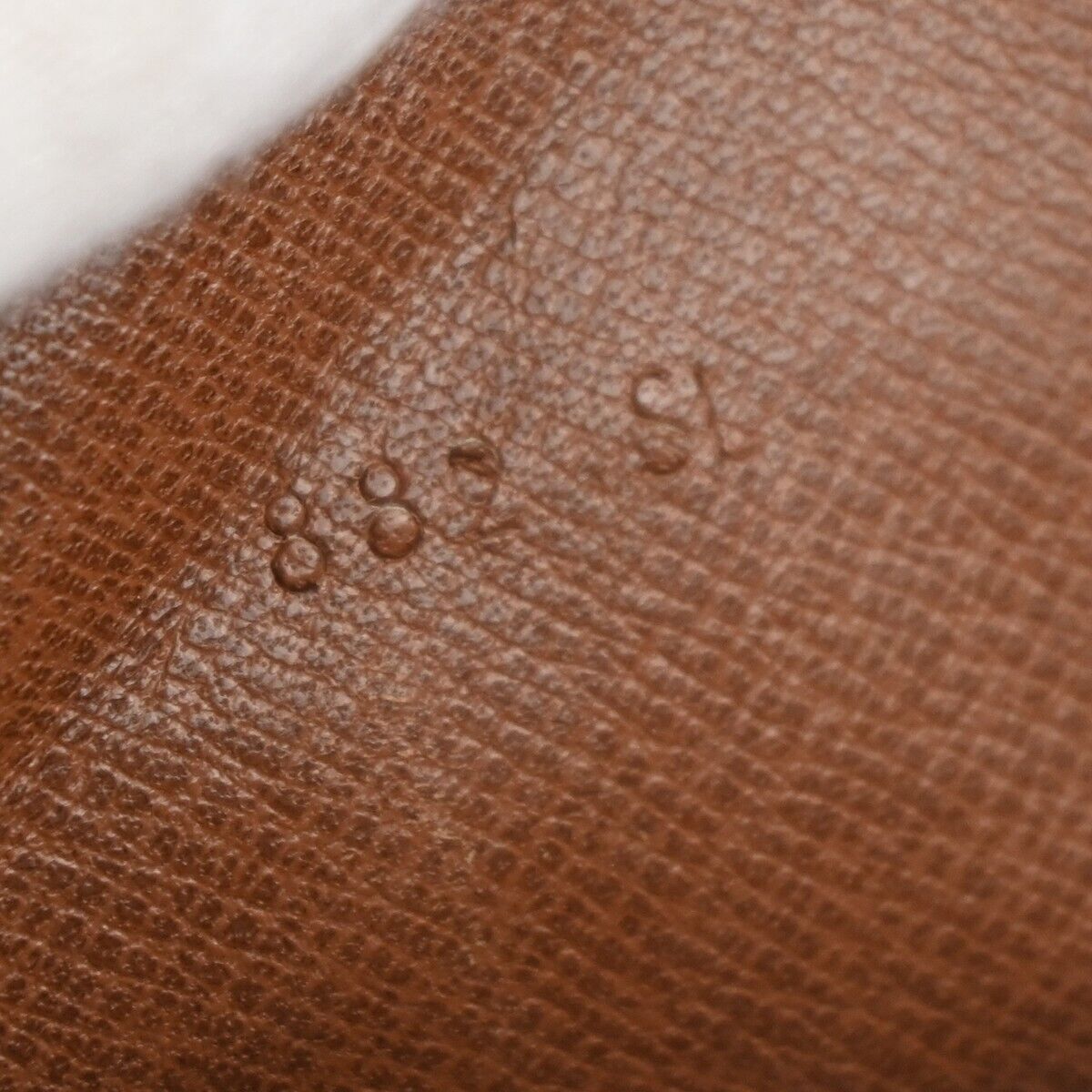 LOUIS VUITTON Danube Shoulder Bag Monogram Leather Brown France M45266 31GA141