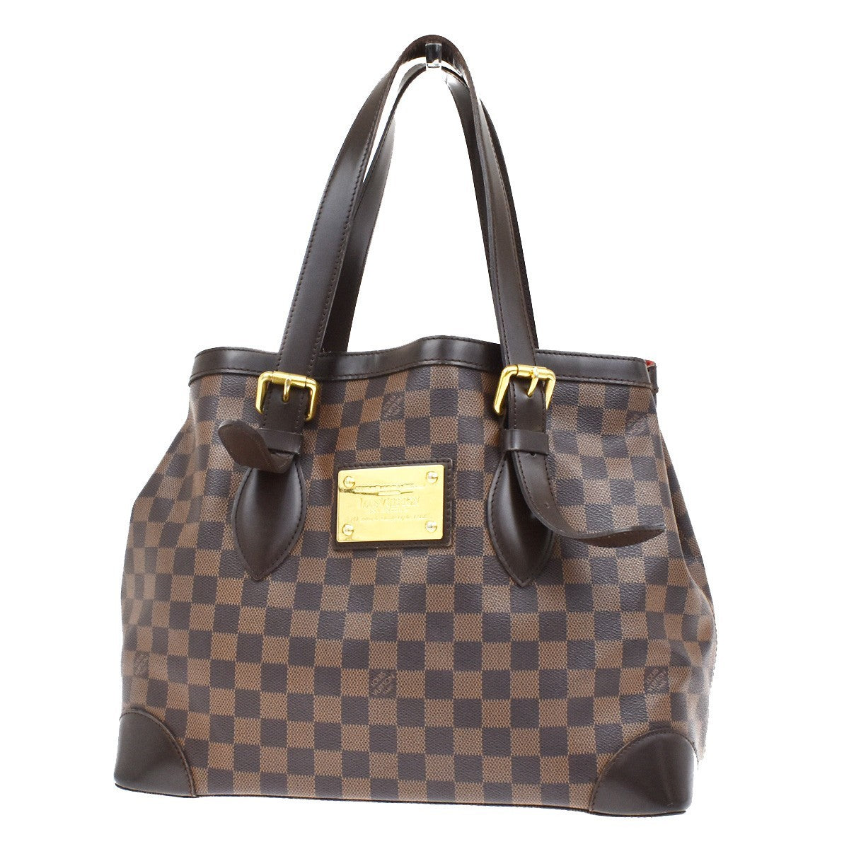 LOUIS VUITLOUIS VUITTON Hampstead MM Shoulder Bag Damier Leather N51204 70KB254