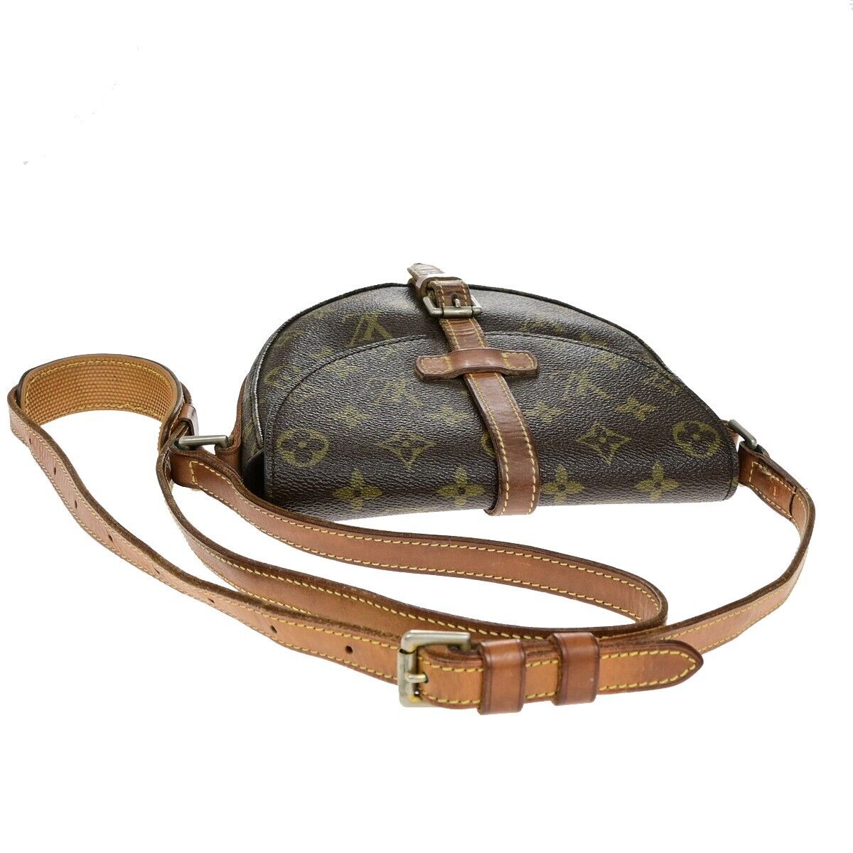 LOUIS VUITTON Chantilly PM Shoulder Bag Monogram Leather Brown M51234 64SH974
