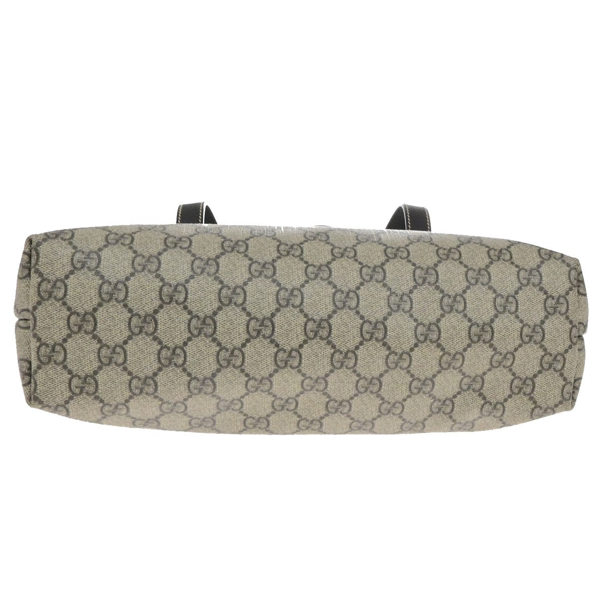 GUCCI Logo GG Pattern Shoulder Bag Supreme Leather Brown Italy 84YH517