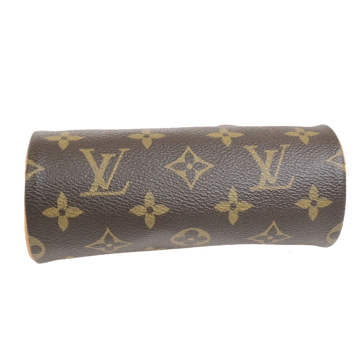 LOUIS VUITTON Logo Papillon Pochette Hand Bag Monogram Leather BN M51380 62FB514