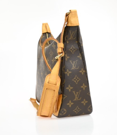 LOUIS VUITTON Boulogne 30 Shoulder Bag Monogram Leather Brown M51265 12PA117