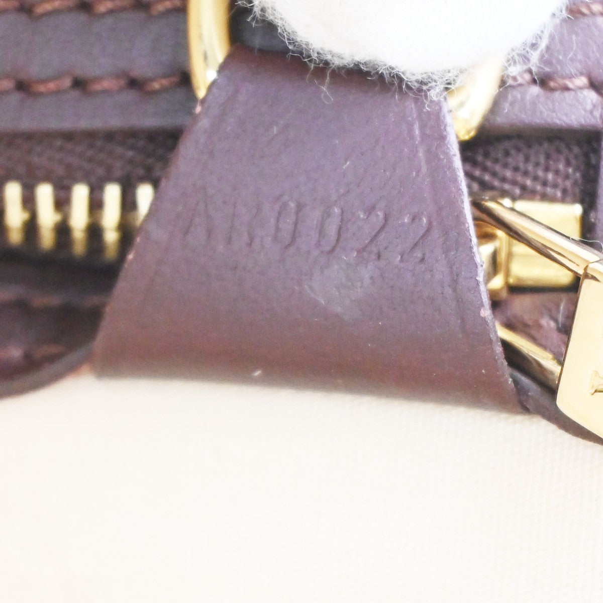 LOUIS VUITTON Alma Haut Hand Bag Monogram Mini Leather Cherry M92204 22RL983
