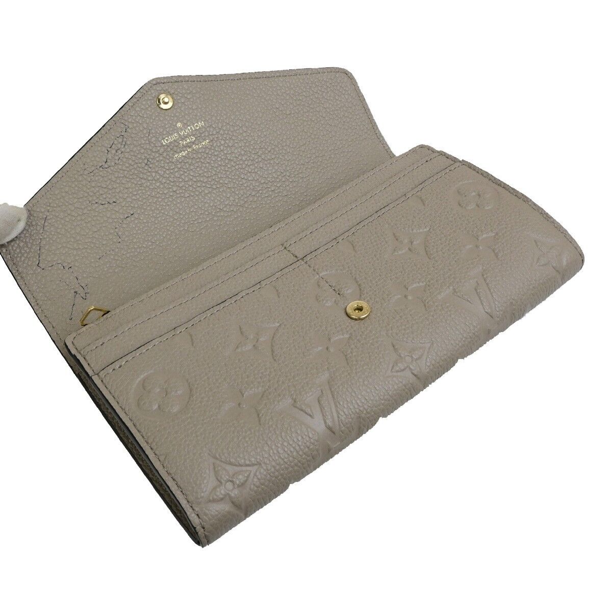 LOUIS VUITTON Portefeuille Sarah Wallet Monogram Empreinte Beige M82256 30ED494