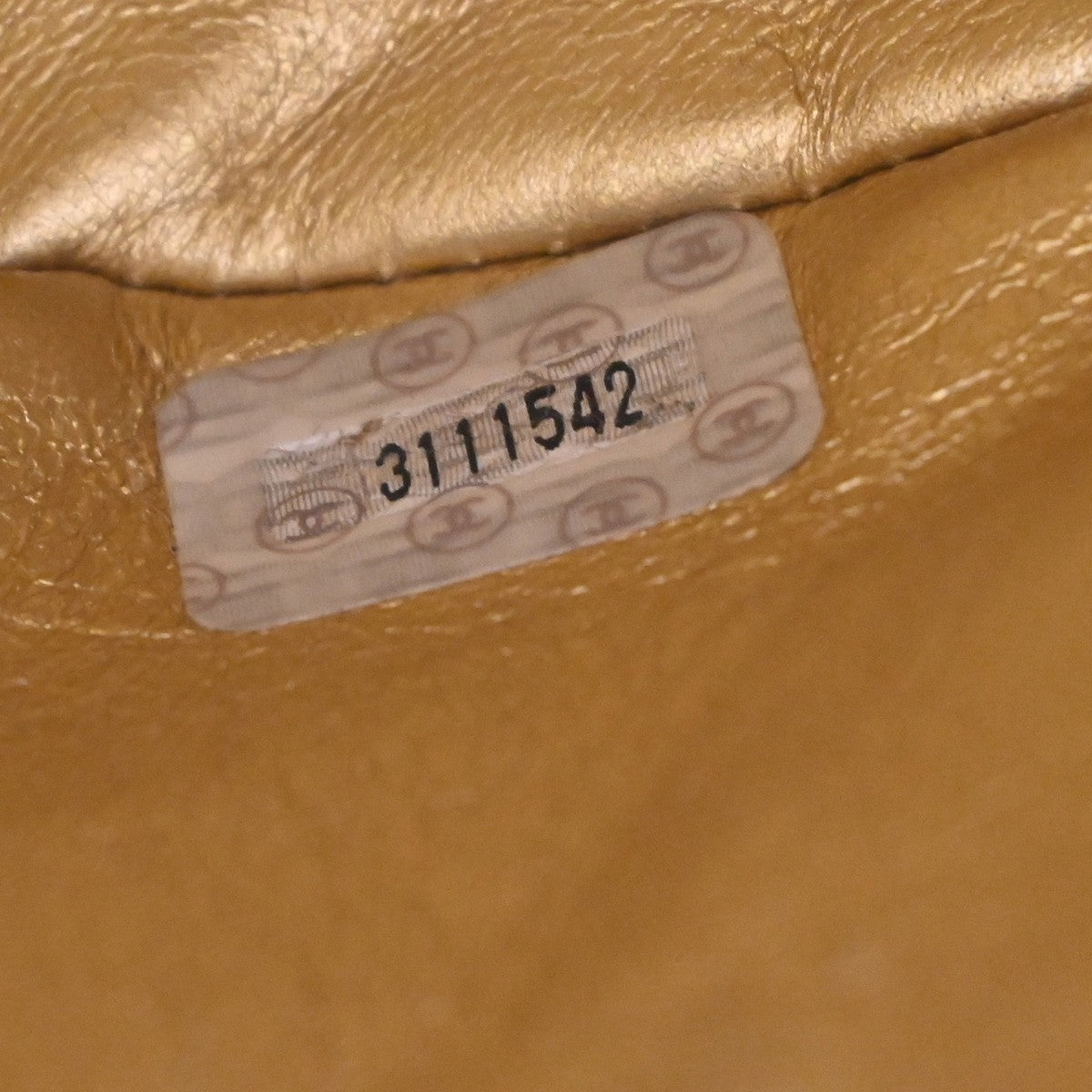 CHANEL CC Logo Duma Matelasse Chain Backpack Bag Leather Gold Vintage 717RP177