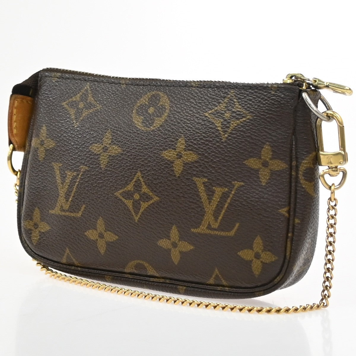 LOUIS VUITTON Mini Pochette Accessoires Hand Bag Monogram Leather M58009 77SA051