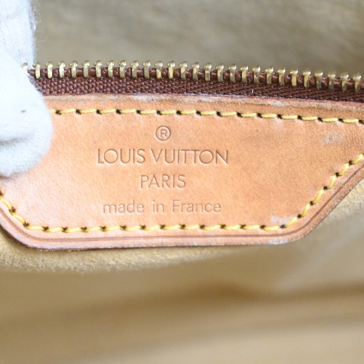LOUIS VUITTON BABYLONE Shoulder Bag Monogram Leather Brown France M51102 82MA349