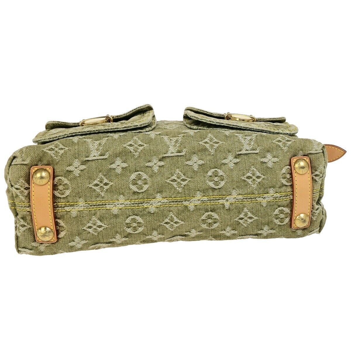 LOUIS VUITTON Baggy PM Shoulder Bag Monogram Denim Leather GN M95213 653RK693