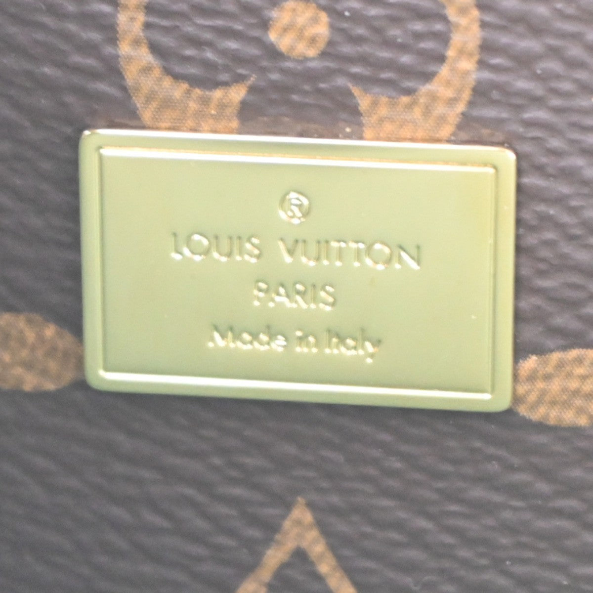 LOUIS VUITTON Venice Shoulder Bag Vernis Monogram Green Brown M52756 57KP514