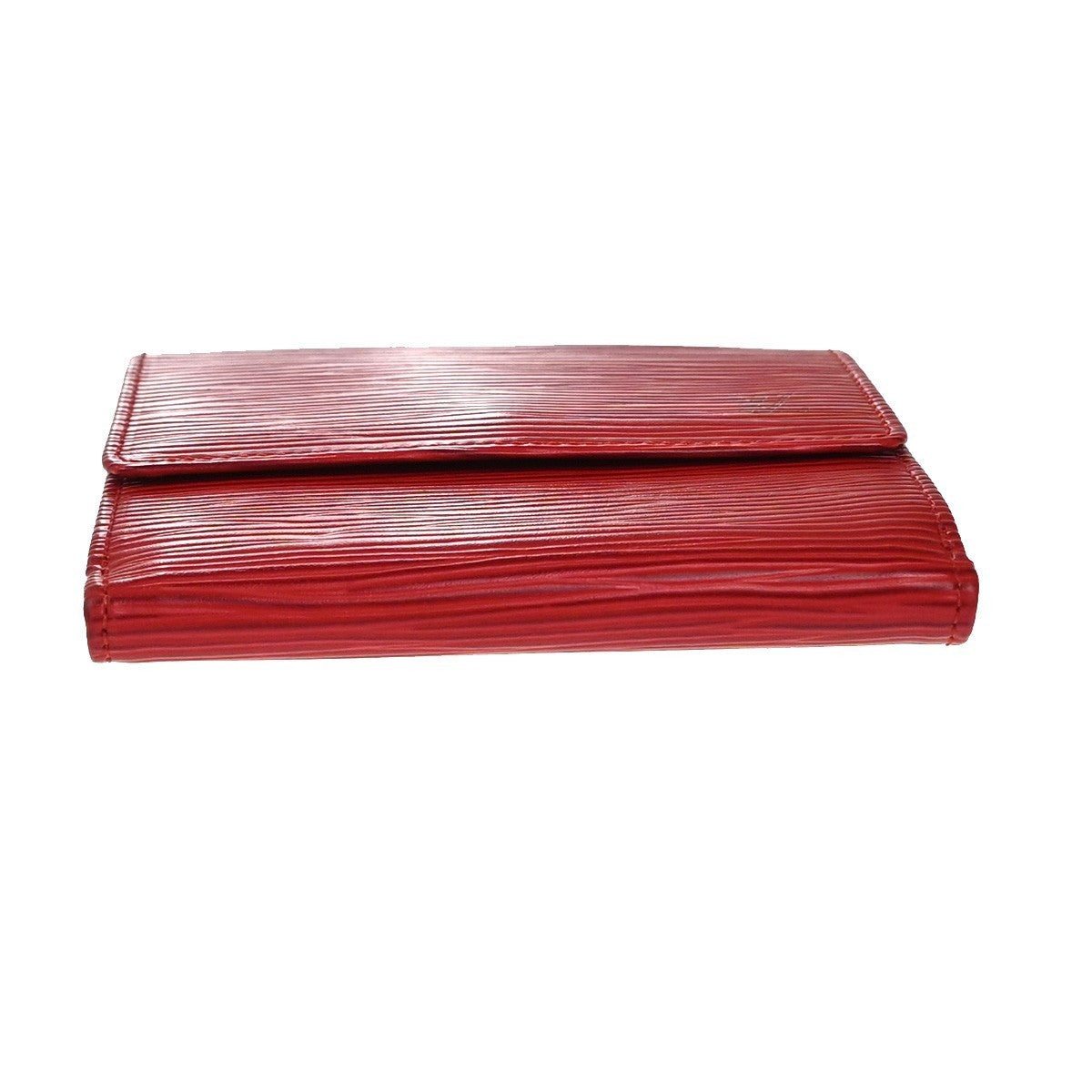LOUIS VUITTON Porte Monnaie Billet Carte Credit Wallet Epi Red M6348E 07KP383