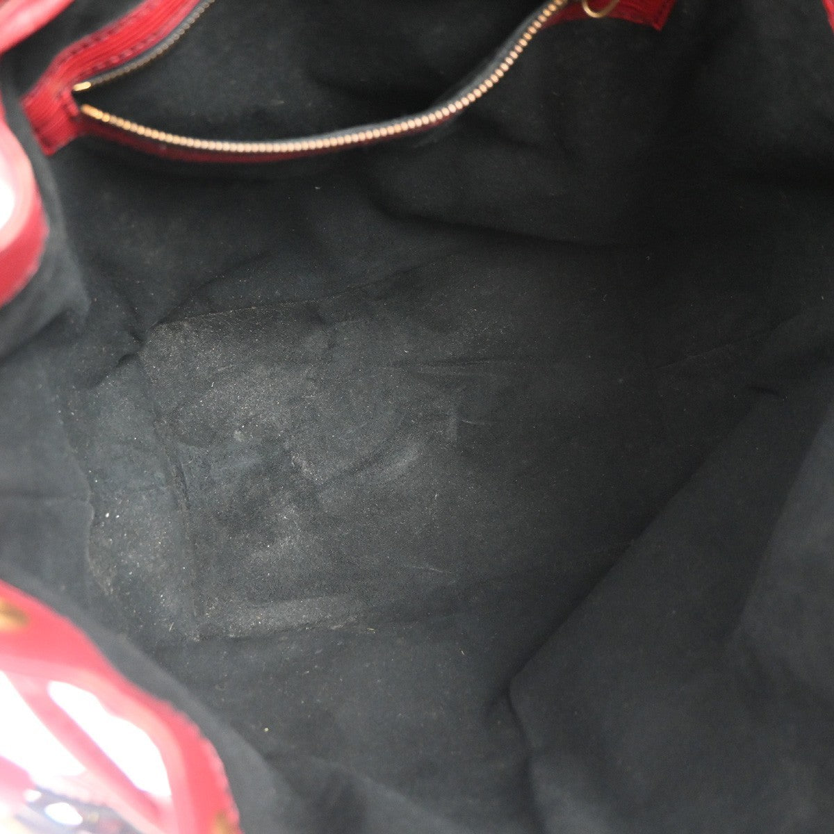 LOUIS VUITTON Petit Noe Drawstring Shoulder Bag Epi Leather Red M44107 37KC770