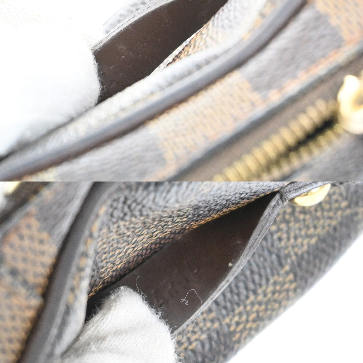 LOUIS VUITTON Etui Okapi PM Shoulder Pouch Bag Damier Ebene Brown N61738 30KB575