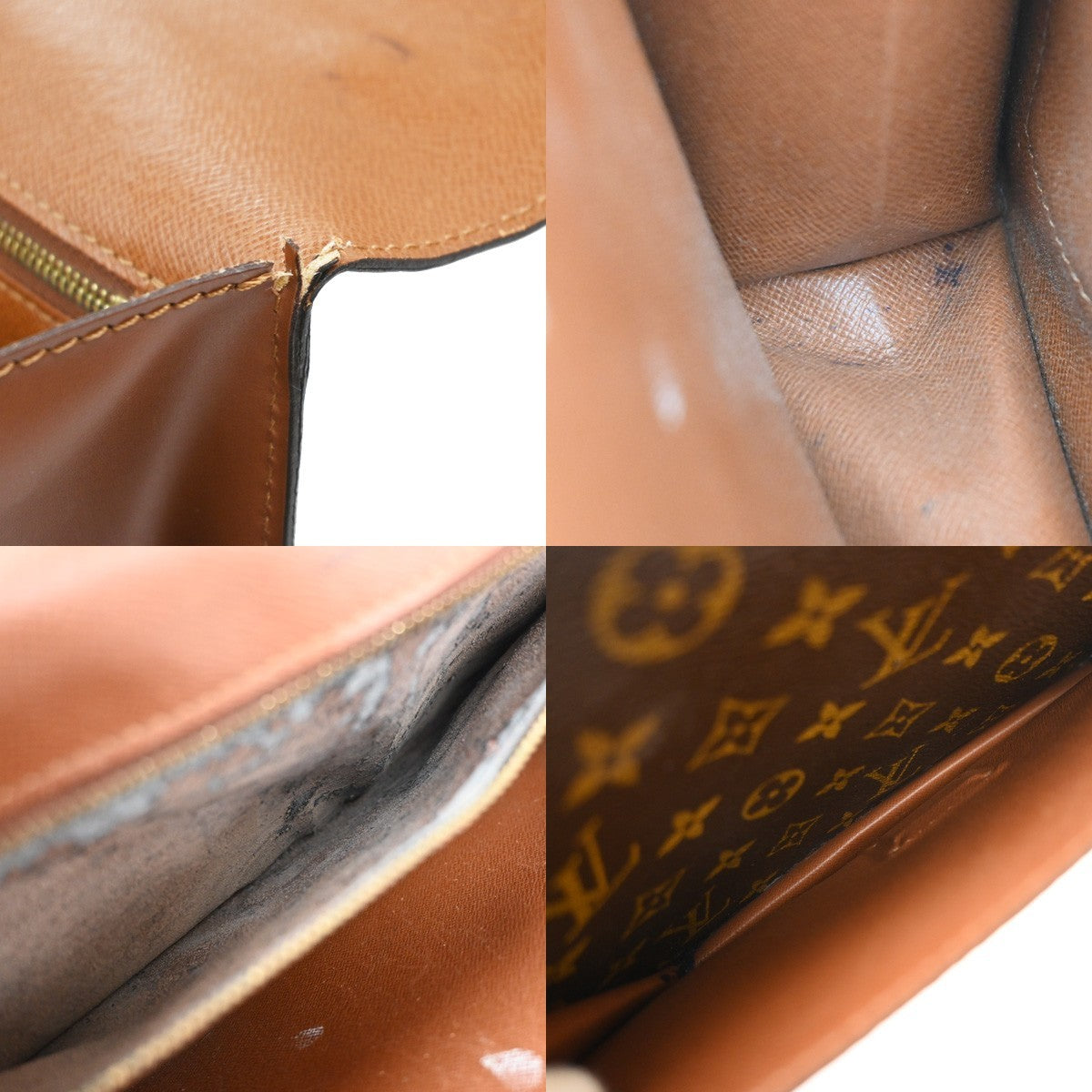 LOUIS VUITTON Monceau 28 2Way Shoulder Hand Bag Monogram Leather M51185 35MA646