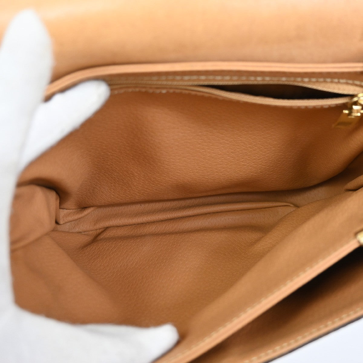 CELINE Logo Macadam Pattern Shoulder Bag PVC Leather Brown GHW Italy 61KC643