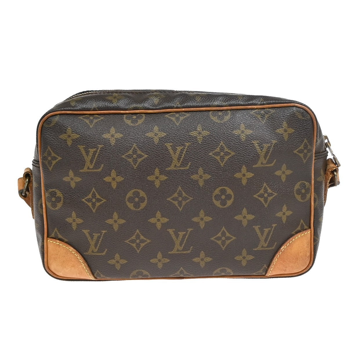 LOUIS VUITTON Trocadero 27 Shoulder Bag Monogram Leather Brown M51274 65PA043