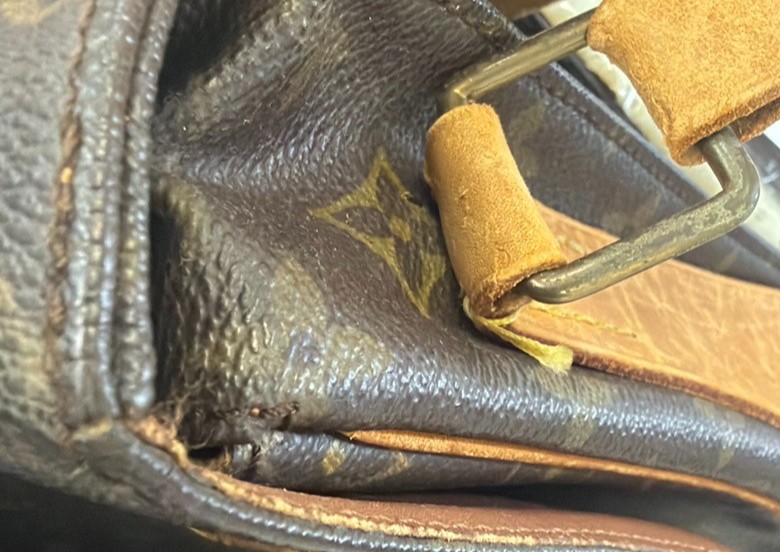 LOUIS VUITTON Cartouchiere GM Shoulder Bag Monogram Leather Brown M51252 64KC976